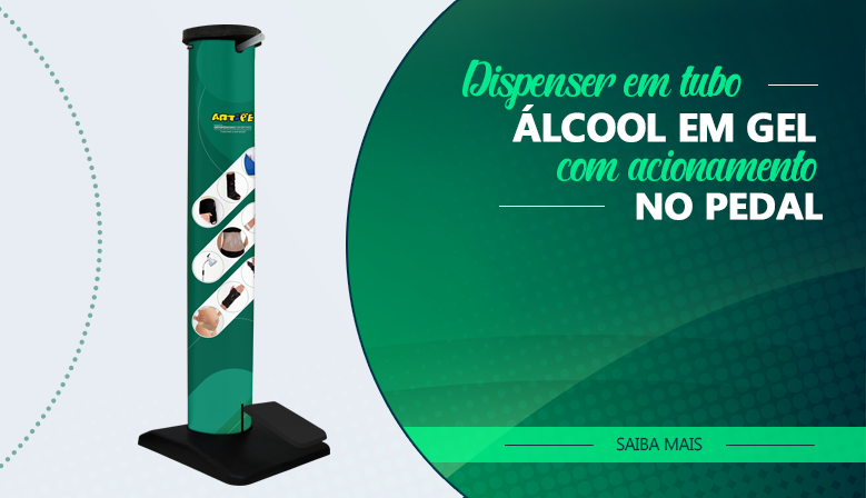 Dispenser para Álcool em Gel - Clique e saiba mais!!!